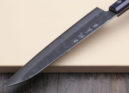 Yoshihiro Stainless Clad Nashiji Ginsan High Carbon Stain Resistant Steel Santoku Multipurpose Knife