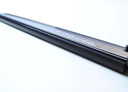 Yoshihiro Suminagashi Blue Steel #1 Sakimaru Takobiki Sushi Sashimi Slicing Japanese Chef Knife Ebony wood Handle