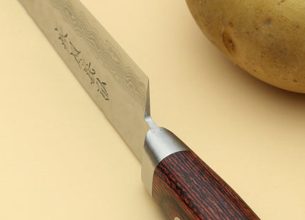 Yoshihiro VG-10 16 Layer Hammered Damascus Stainless Steel Petty