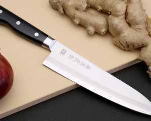 Yoshihiro VG-10 Gold Stainless Steel Gyuto Japanese Chefs Knife 8.25" (210mm)